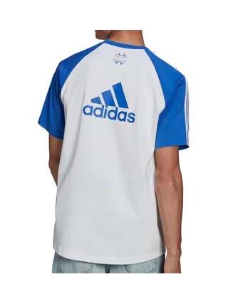 Juventus T-shirt Blanc/Bleu Homme Adidas 2