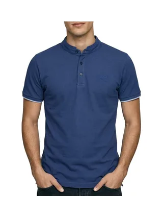 Polo Bleu Homme Lee Cooper GLC2047 1