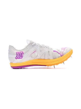 Chaussures Athlétisme Blanc/Rose Mixte Puma Crossfox Nitro Elite 2