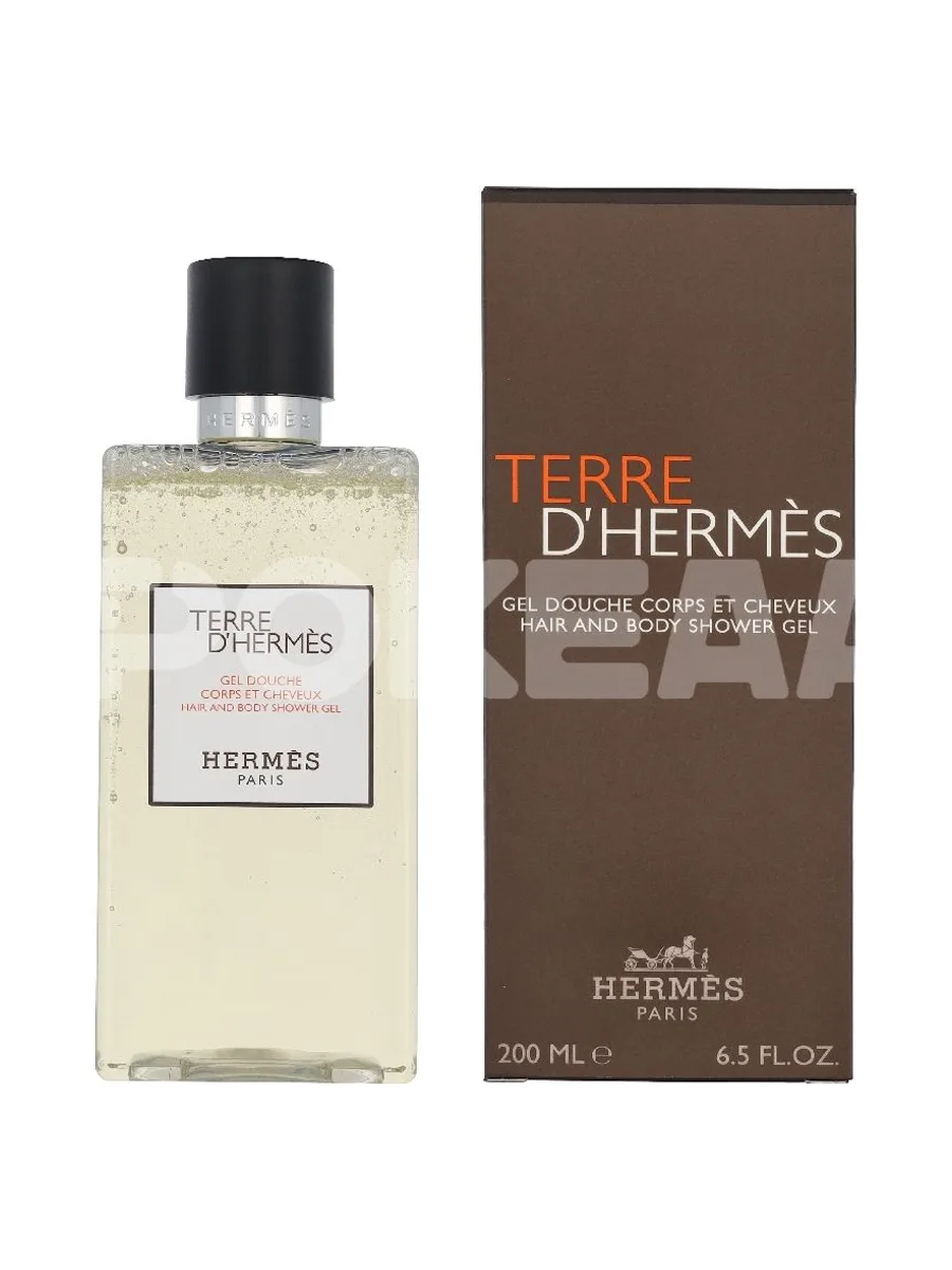 Hermes Terre D'Hermes Hair And Body Shower Gel 200ml 1