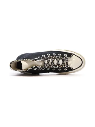 Baskets Noires Léopard Femme Converse Chuck 70 4