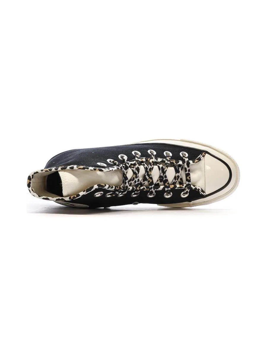 Baskets Noires Léopard Femme Converse Chuck 70 5