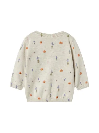 Pull Beige à Fleurs Fille Name it Fohio 2
