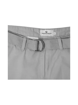 Short Gris Homme American College Chino 3