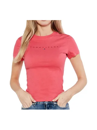 T-shirt Rose Femme Tommy Hilfiger Night Navy 1