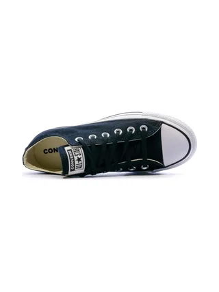 Baskets Plateforme Noires Femme Converse Ox 4