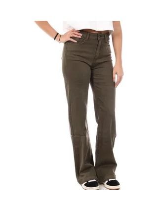 Jean Loose Vert Foncé Femme Monday Premium 1807 1
