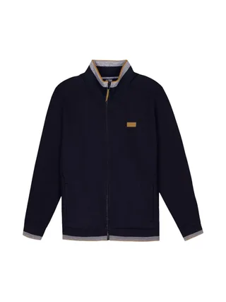 Sweat Zippé Mariné Homme TBS LEANNGIL 2