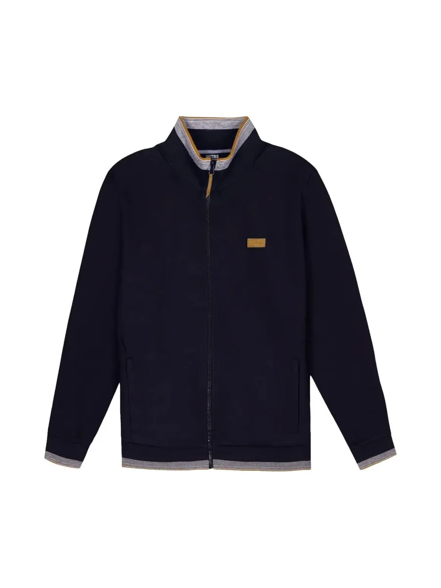 Sweat Zippé Mariné Homme TBS LEANNGIL 3