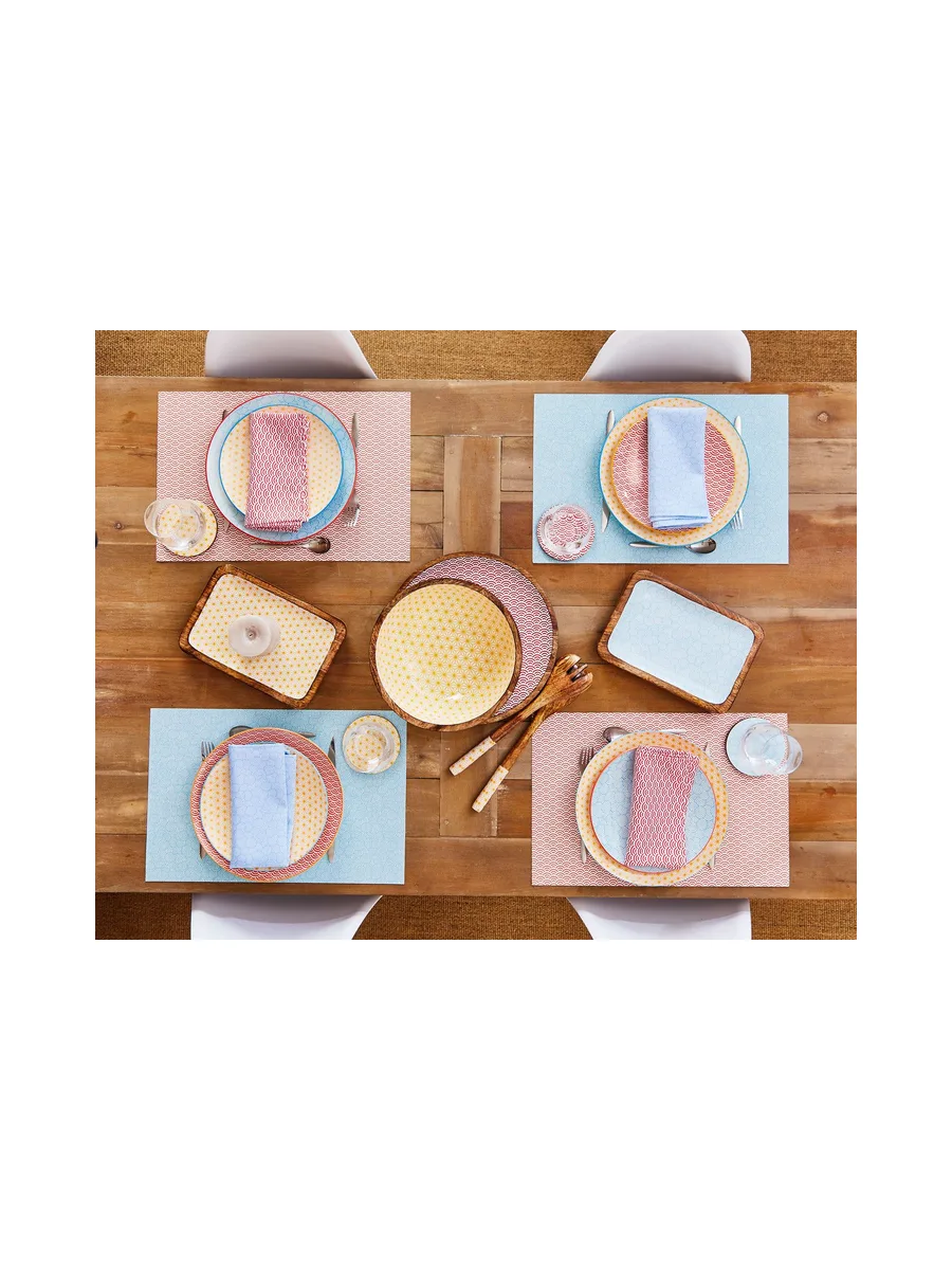 Assiette PATTERN Ø21cm - 6 pièces - Color 7