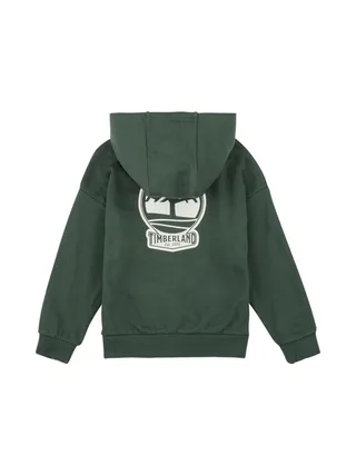 Sweat Zippé Vert Garçon Timberland T60451 2