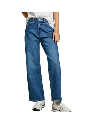 Jean Bleu Droit Femme Pepe jeans Pjl L D 1