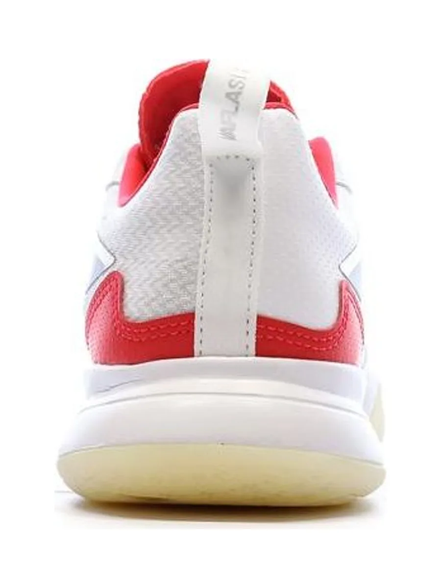 Chaussures de Tennis Blanc/Rouge Femme Adidas Avaflash 4