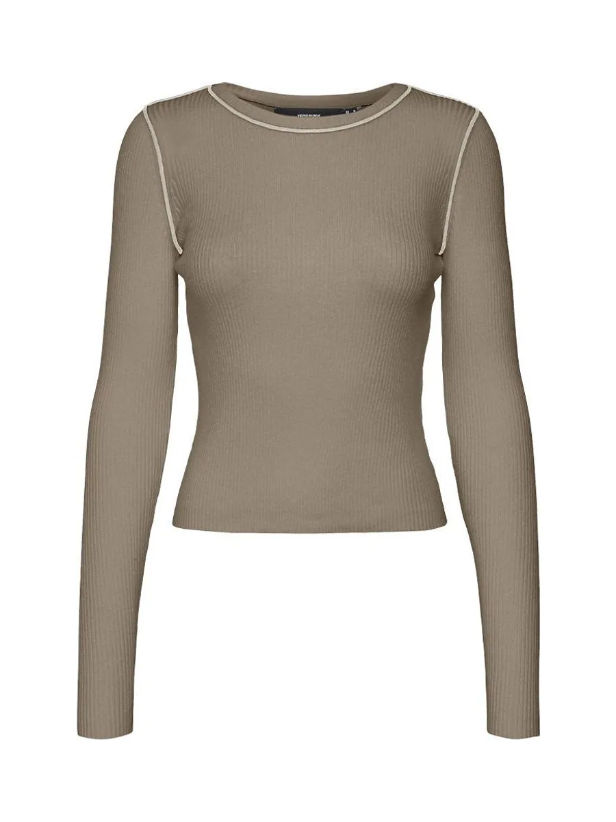 Pull Marron Femme Vero Moda Kara 2
