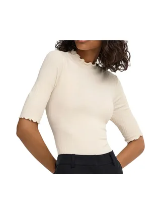 T-Shirt Ecru Femme JDY Fransiska 1