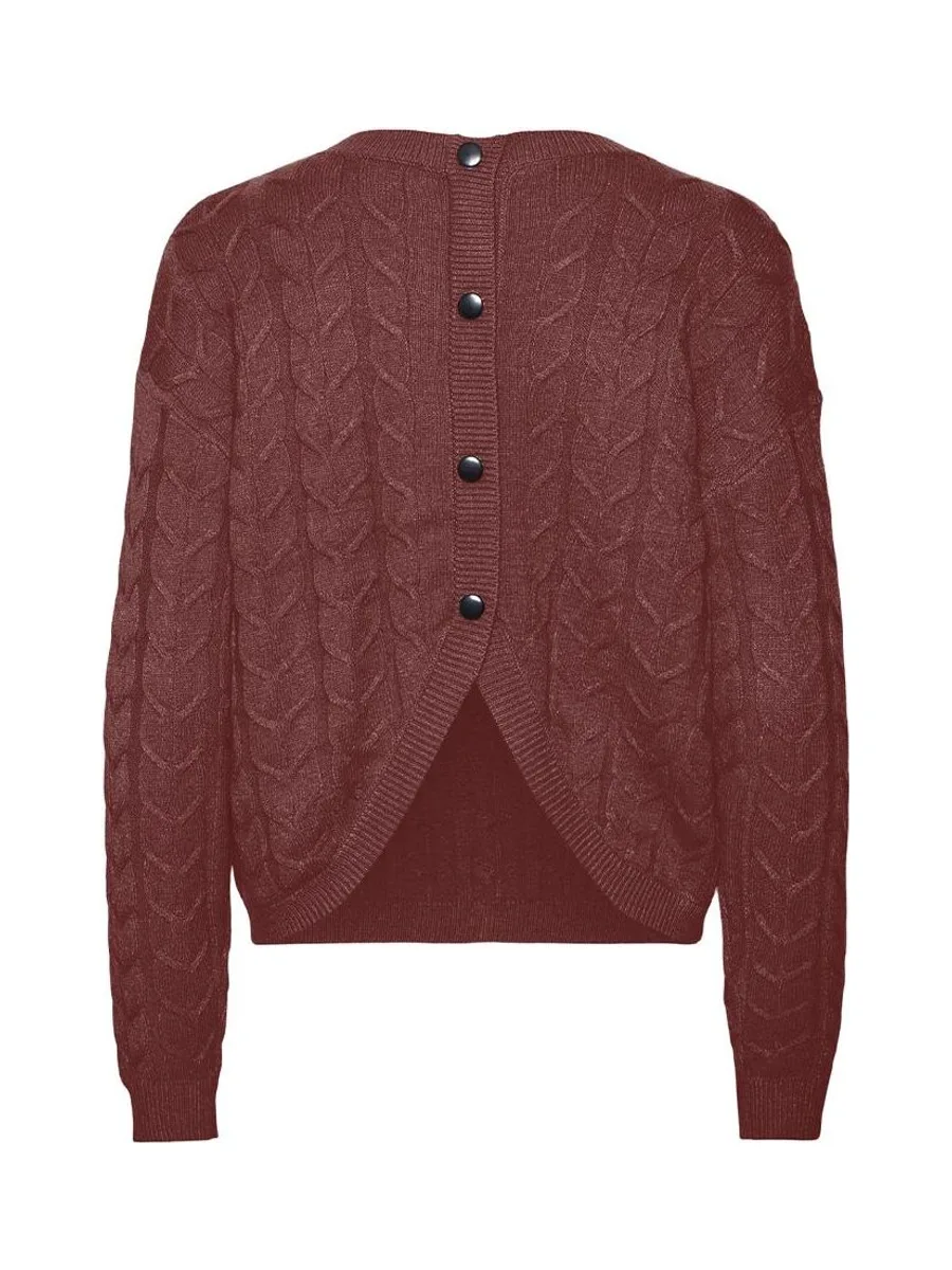 Pull Bordeaux Femme Vero Moda Tilda 3