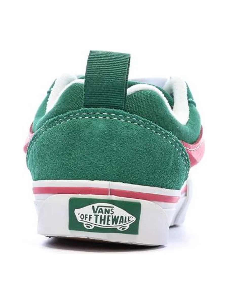 Baskets Verte/Rose Fille Vans Knu Skool 4