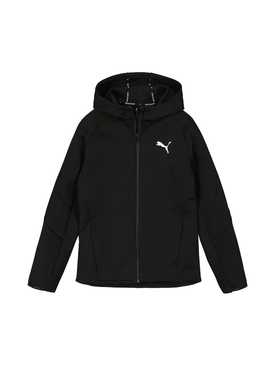 Sweat Zippe Noir Garçon Puma 672882-01 2