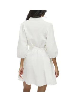 Robe Blanche Femme Vila Lania 2