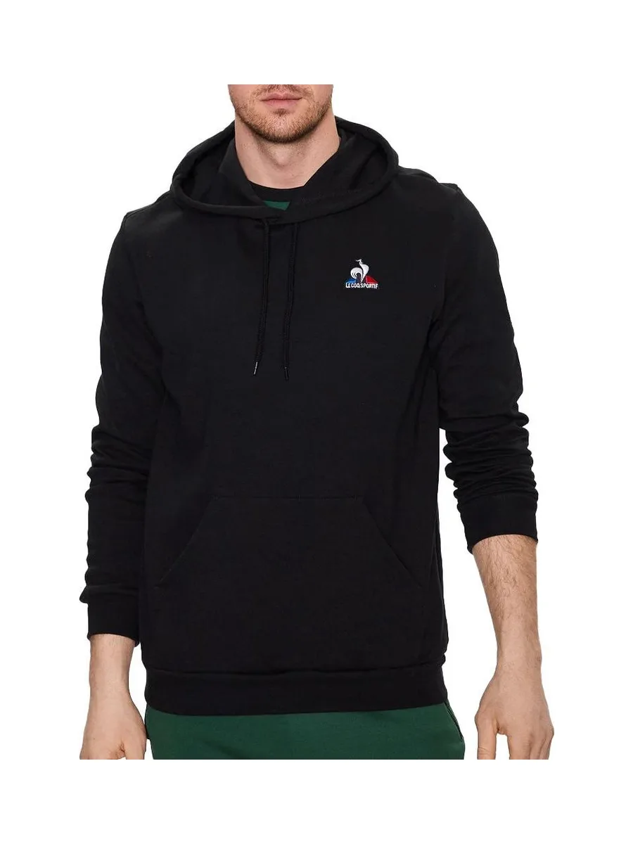 Sweat Noir Homme Le Coq Sportif Hoody 2