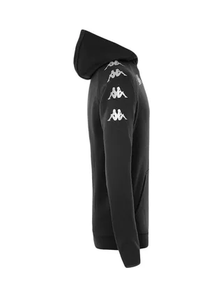 Sweat Zippé Noir/Gris Garçon Kappa Divieto 3
