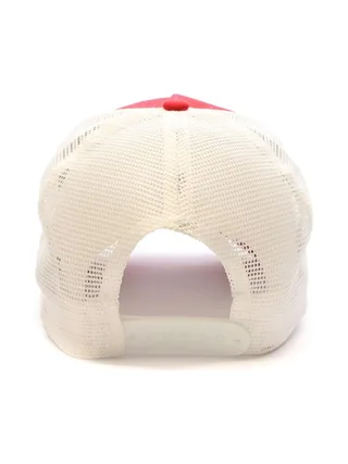 Casquette Blanche/Rouge Homme New Era Clean Trucker 2 Neyyan Scawhi 3