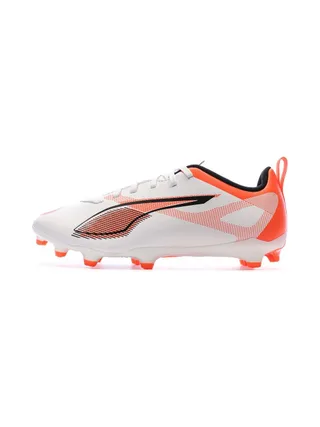 Chaussures de Foot Blanc/Orange Junior Puma Ultra 5 Play FG/AG 1