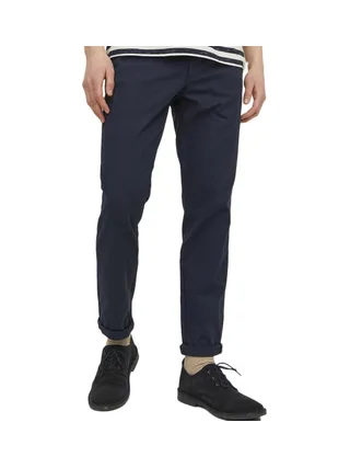 Pantalon Chino Marine Foncé Homme Jack & Jones Marco 1