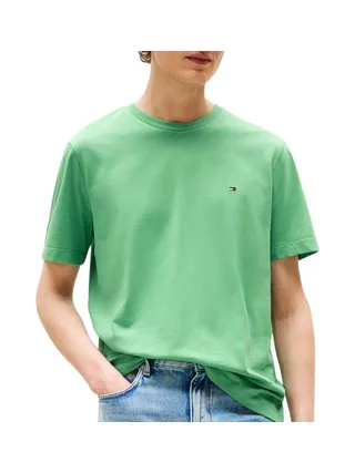 T-shirt Vert Pomme Homme Tommy Hilfiger Tjm Slim Linear 1