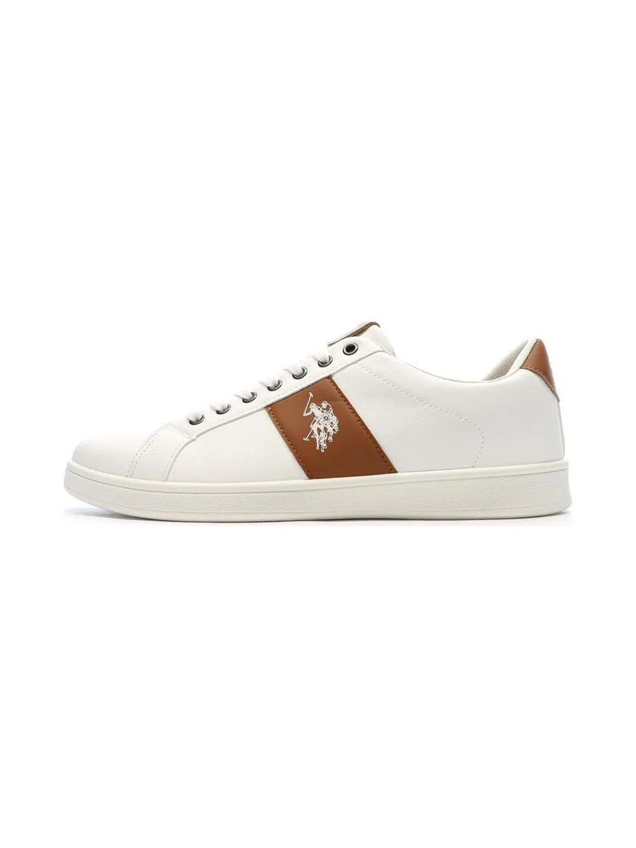 Baskets Blanches/Camel Homme US Polo ASSN High-top 2