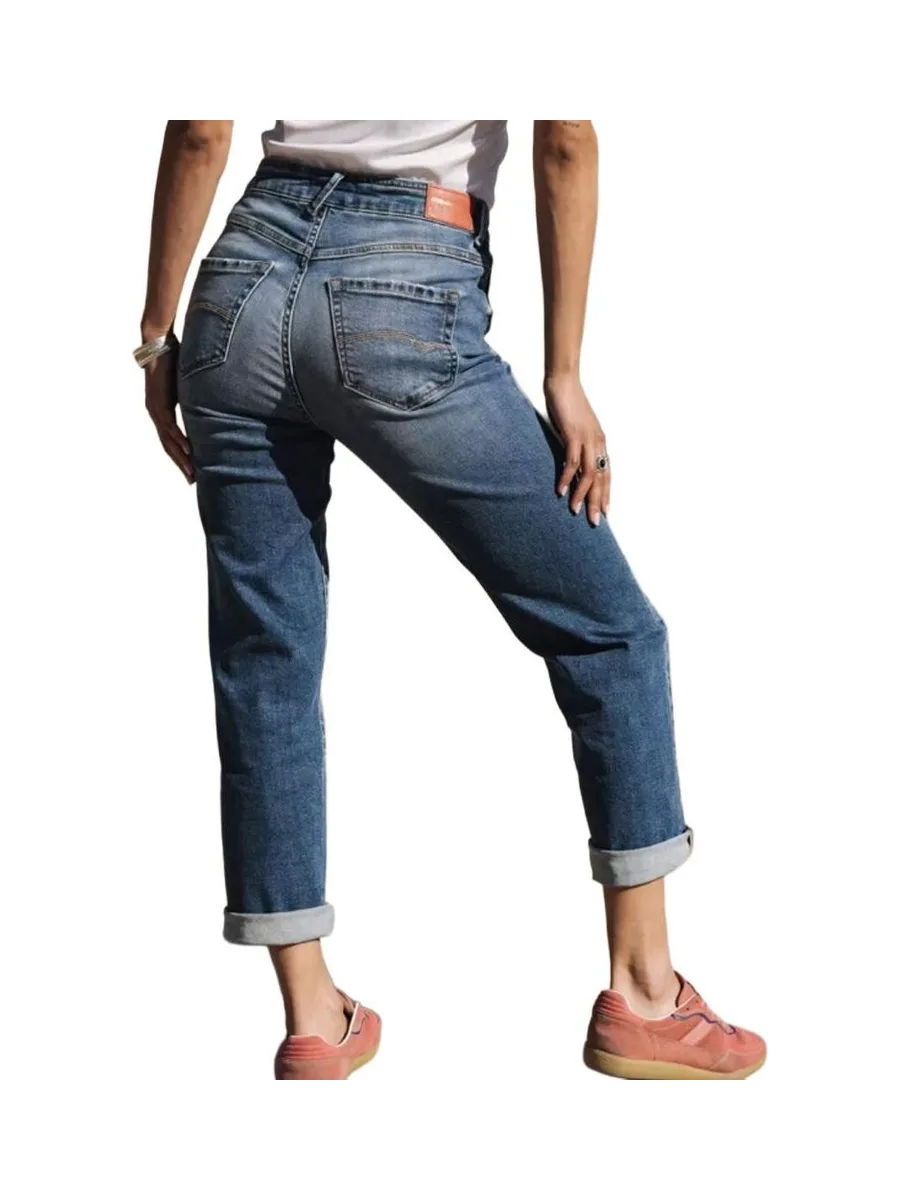 Jean Droit Bleu Femme Freeman Porter Scarlett 25020 3