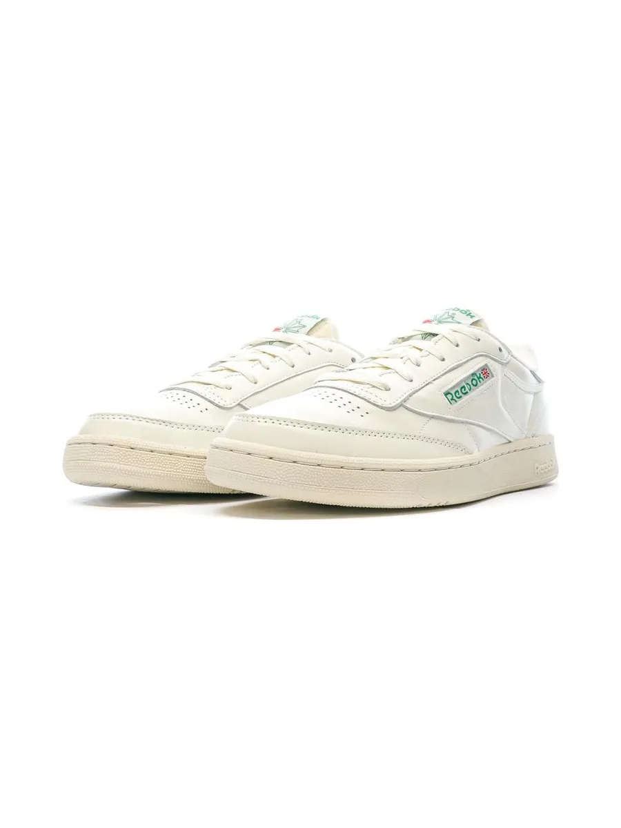 Baskets Blanche/Verte Homme Reebok Club C85 Vintage 7