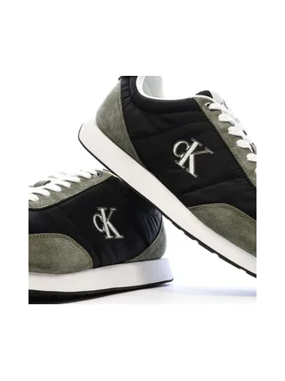 Baskets Noir/Kaki Homme Calvin Klein Jeans Retros 7
