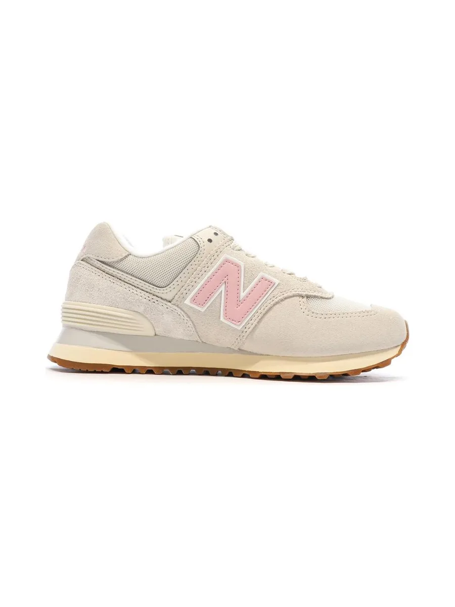 Baskets Beige/Rose Femme New Balance 574 3