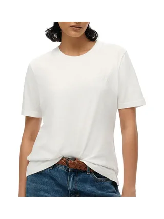 T-Shirt Blanc Femme Superdry W1011644A 1