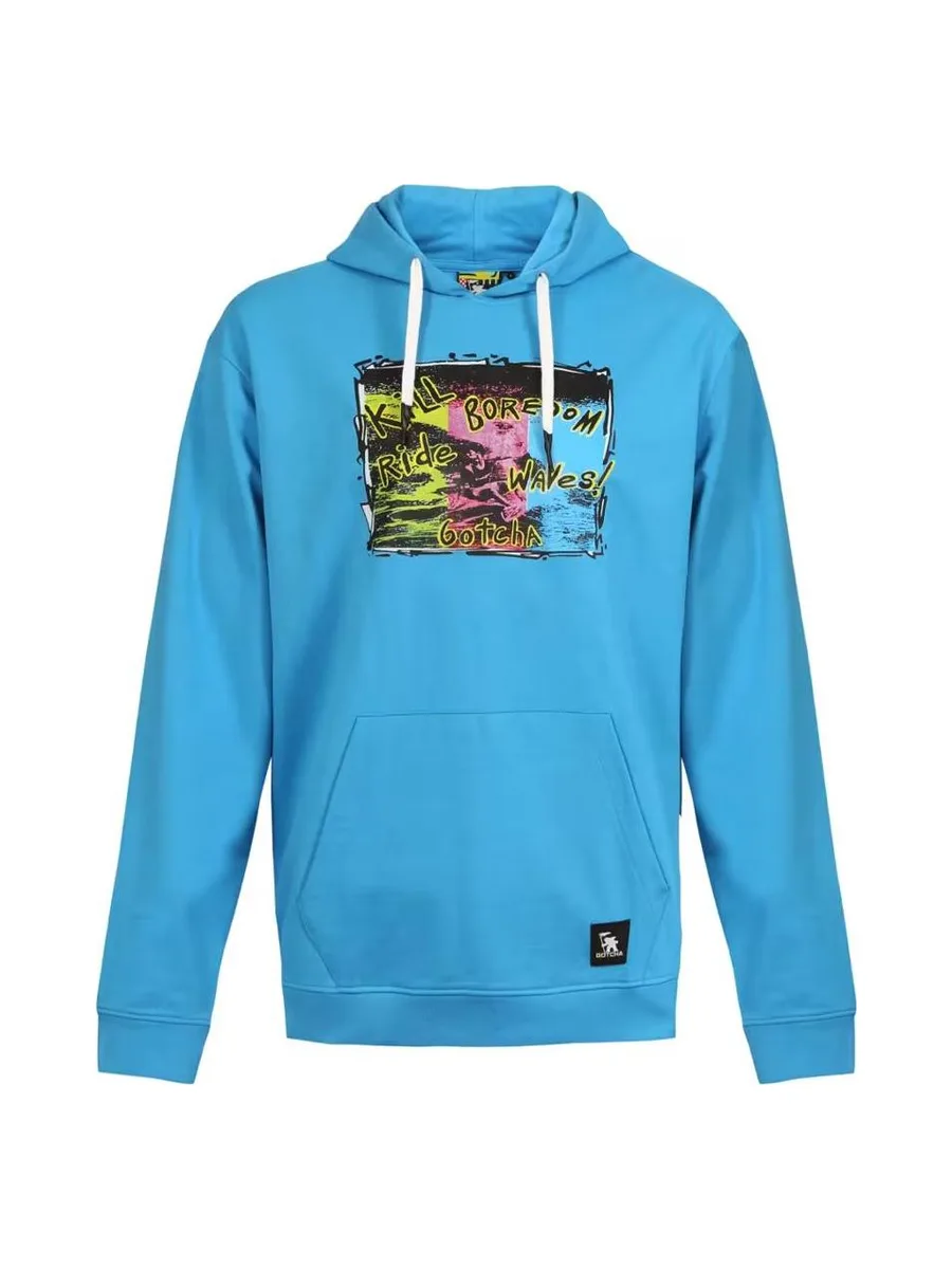 Sweat à Capuche Bleu Homme Gotcha Wet 2