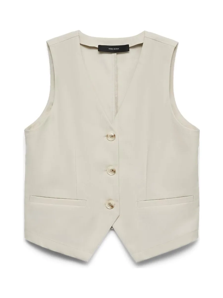 Gilet Beige Femme Vero Moda Petrine 2