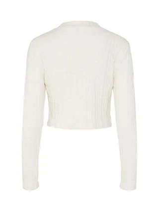 T-Shirt Beige Femme Pieces Luna 2