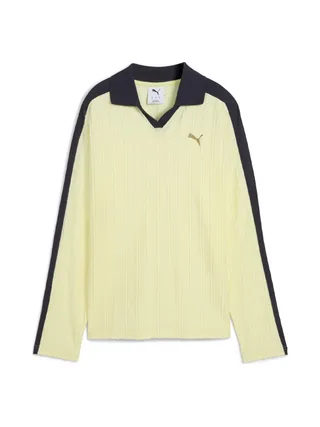 Polo Jaune/Noir Homme Puma T7 Relaxed 1