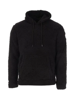 Sweat Sherpa Noir Homme Paname Brothers Full Zip 1