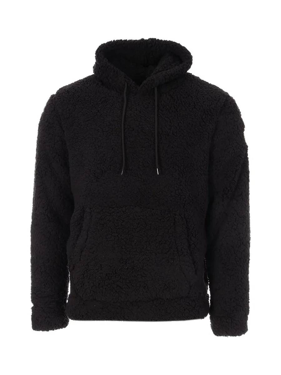 Sweat Sherpa Noir Homme Paname Brothers Full Zip 2