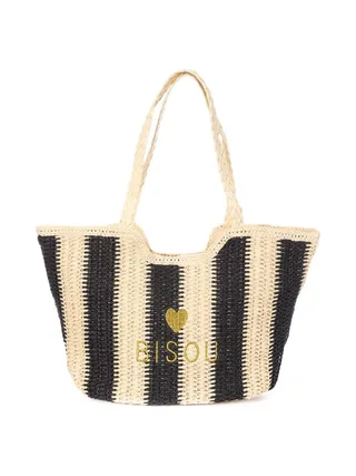 Sac de Plage Naturel/Noir Femme Gérard Pasquier 1