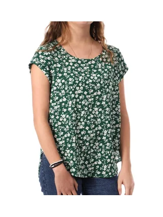 Top Imprimé Vert à Motifs Femme Only Vic 1