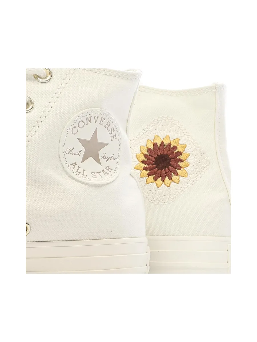 Baskets Ecru Femme Converse Chuck Taylor All Star 8