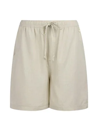 Short en Lin Beige Femme Teddy Smith Jett Linen 1