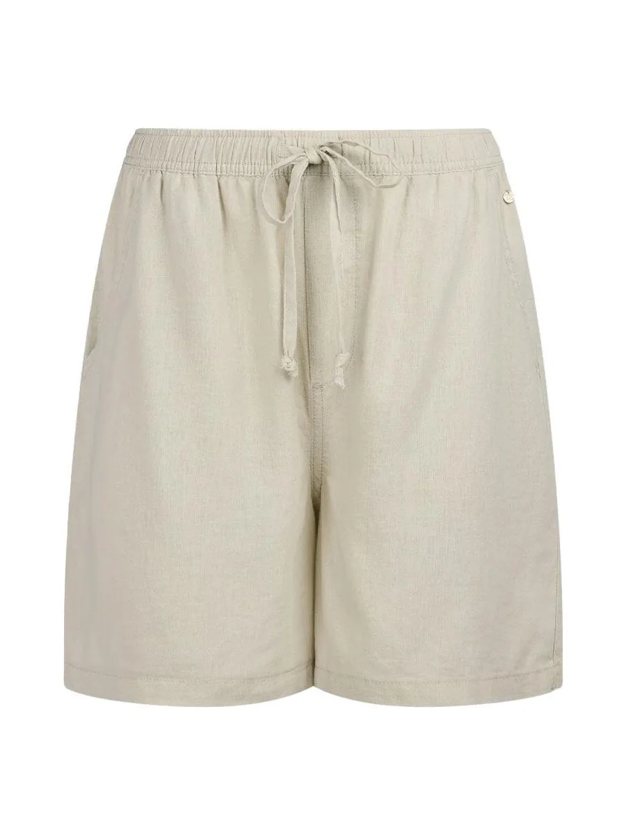 Short en Lin Beige Femme Teddy Smith Jett Linen 1