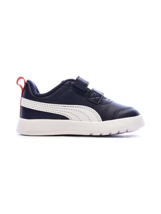 Baskets Marines/Blanches Puma Courtflex V3 V Inf 2