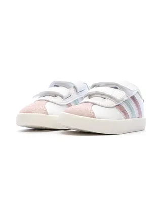 Baskets Blanches/Roses/Grises Fille Adidas Court 3.0 6