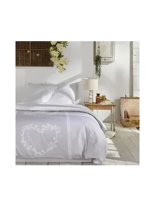 Parure de Lit Gris/Blanc Today 240x260 CM 1