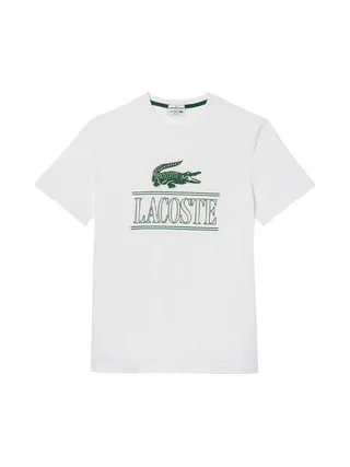 T-shirt Blanc Mixte Lacoste TH1218 1